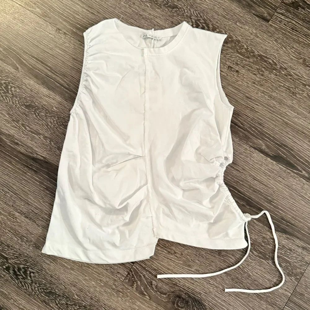 Zara Asymmetric Tank New